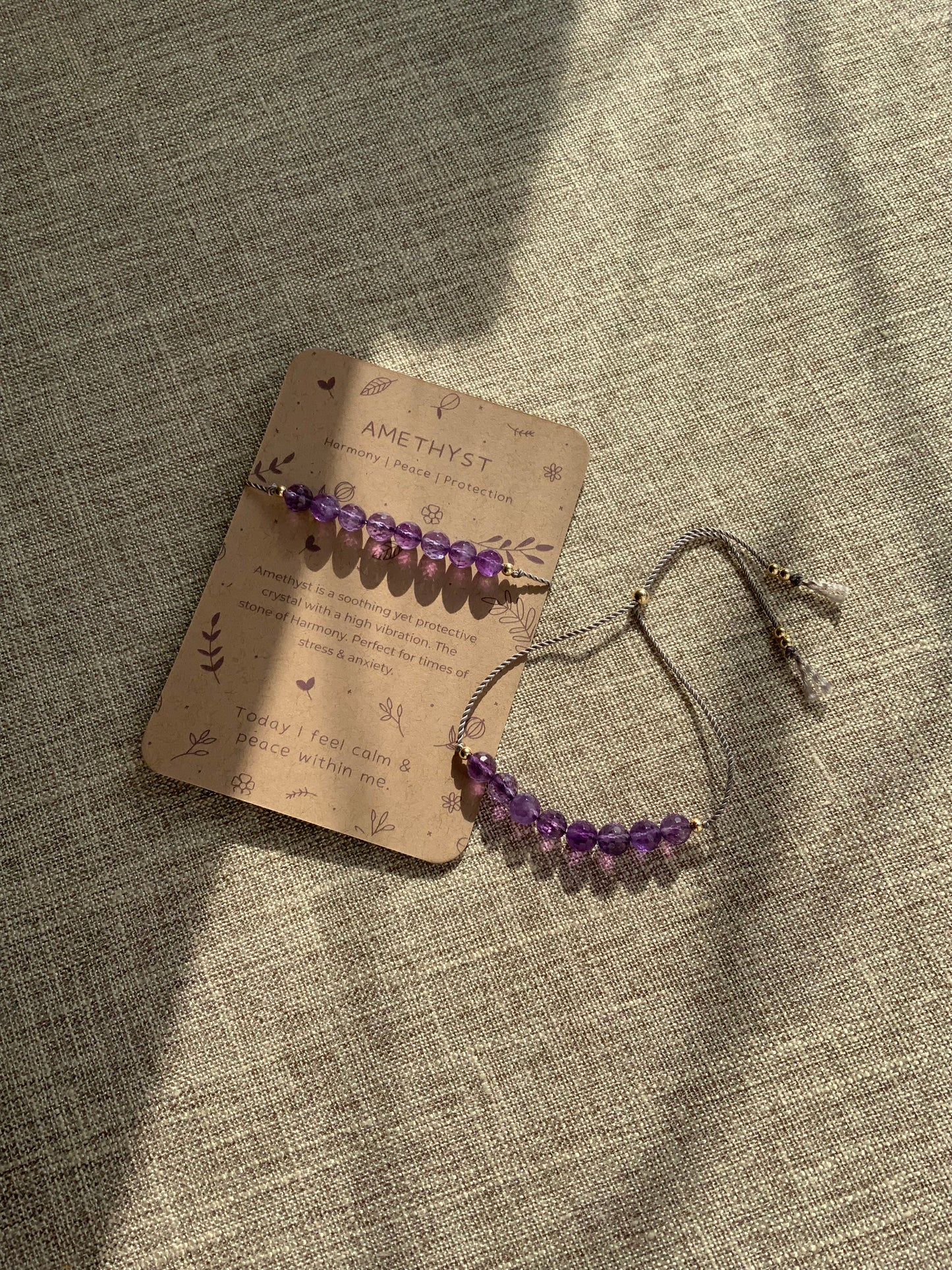 6mm Amethyst Bracelet