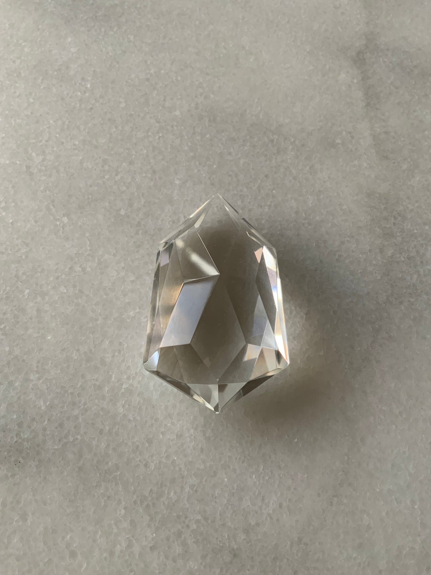 High Quality AAA Clear Quartz Faceted Diamond | Master Healer