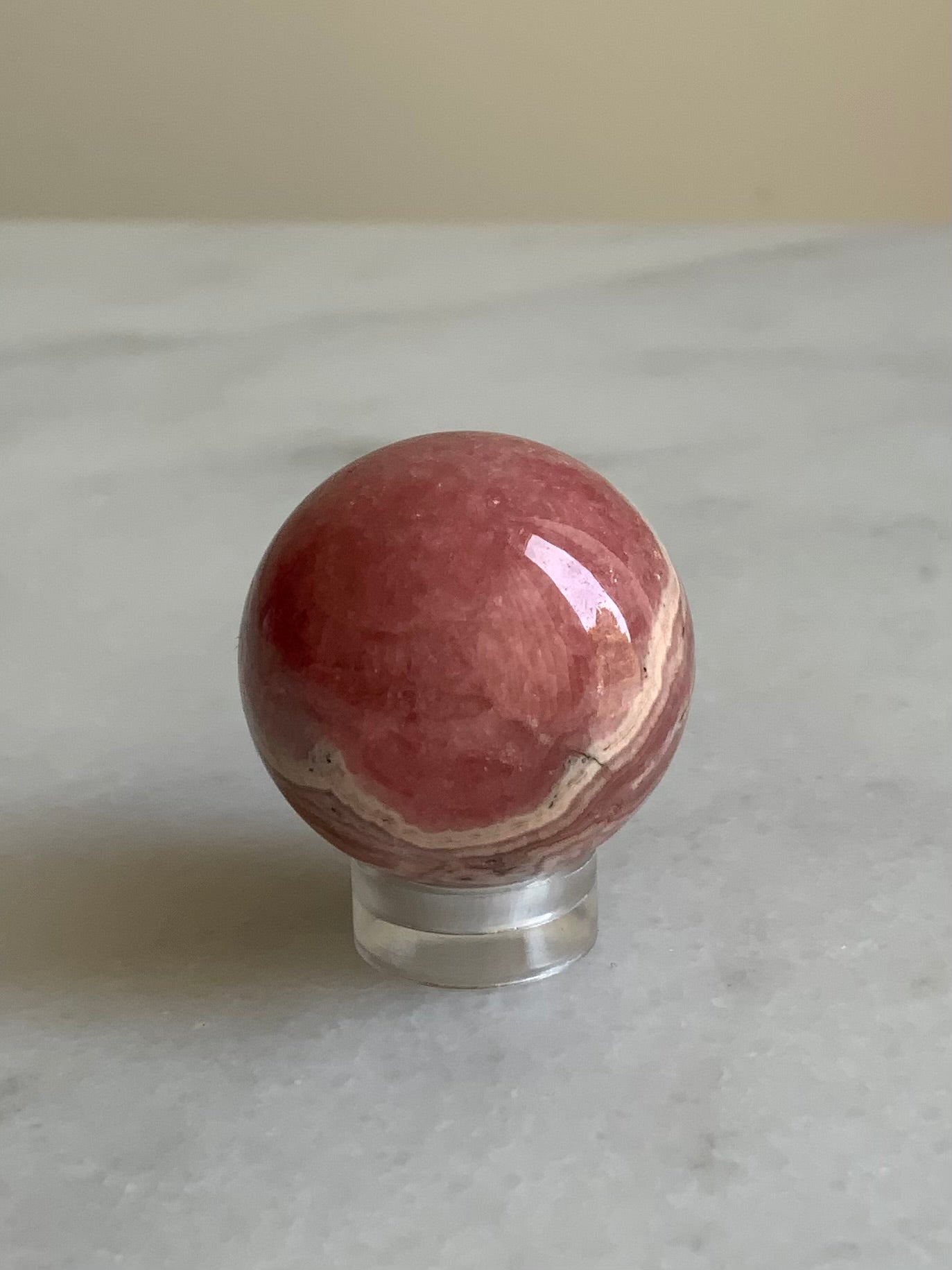 Premium Quality Rhodochrosite Sphere | Argentina