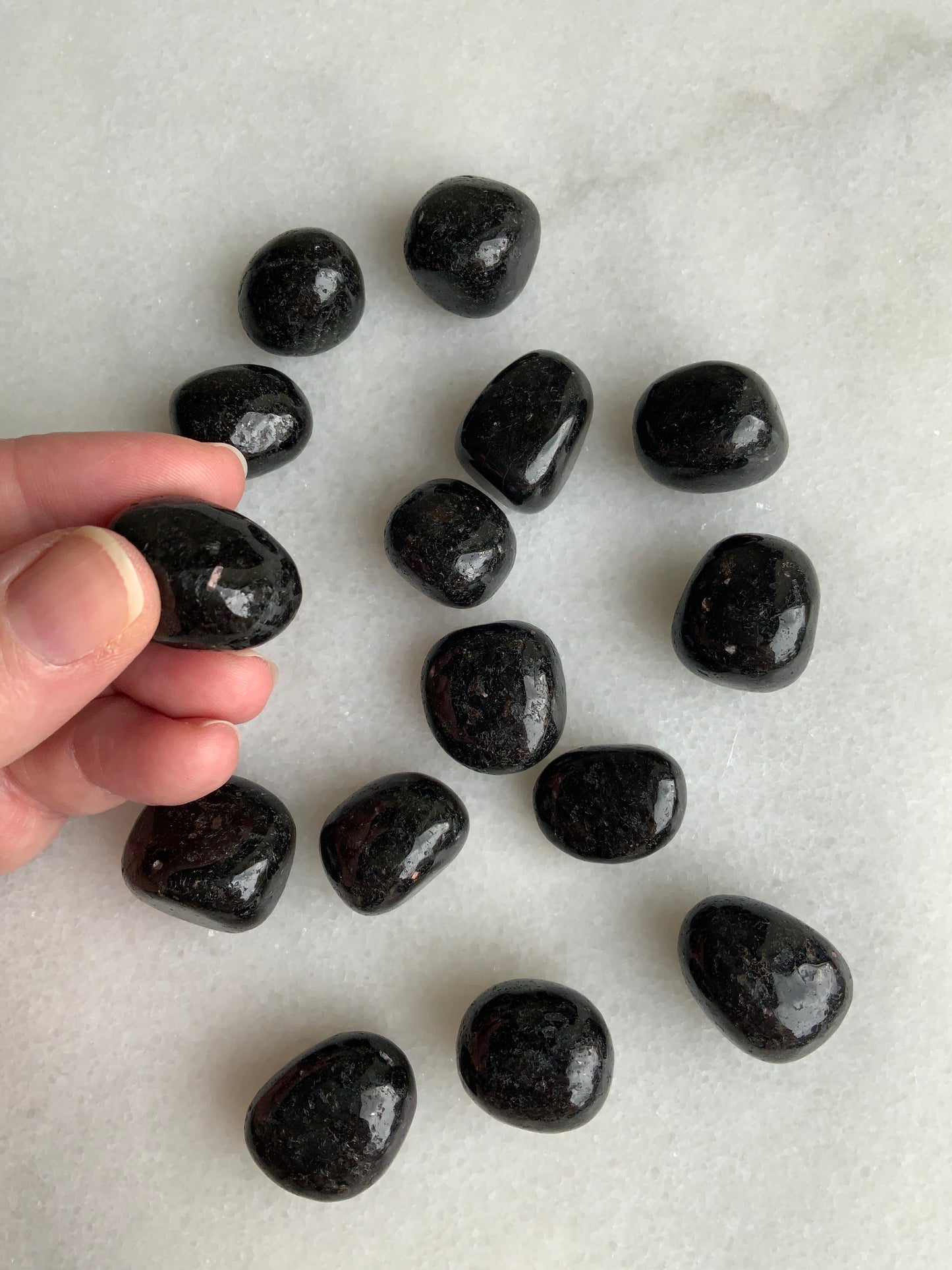 Small Nuummite Polished Tumblestone | Rare