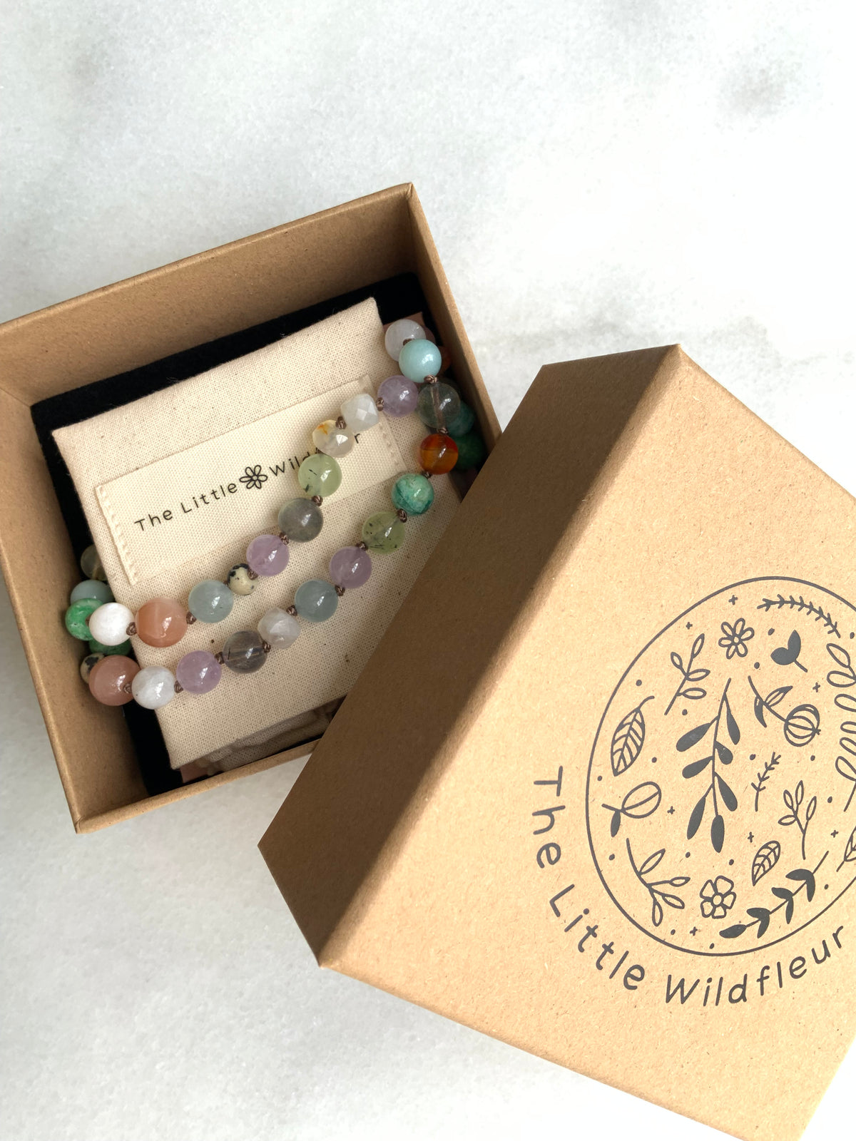 Rainbow Pop Knotted Beaded Necklace