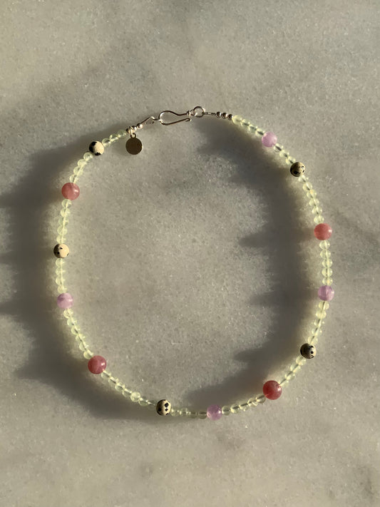 Crystal Pop Prehnite Necklace