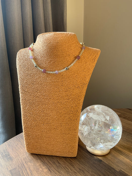 Crystal healing necklace 