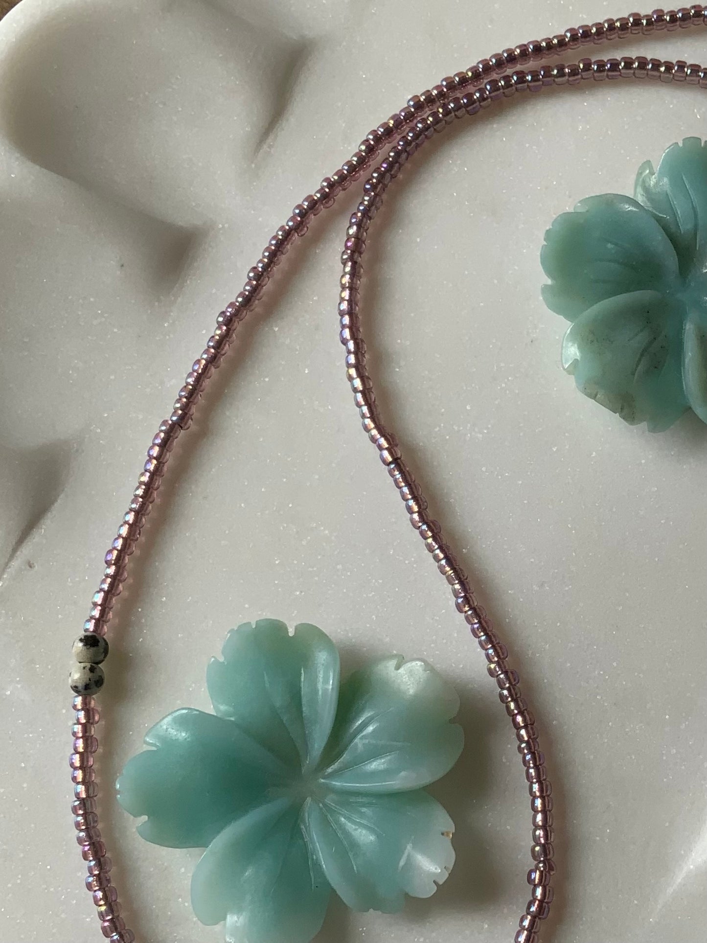 The Zoe Rose Quartz DT Pendant Necklace