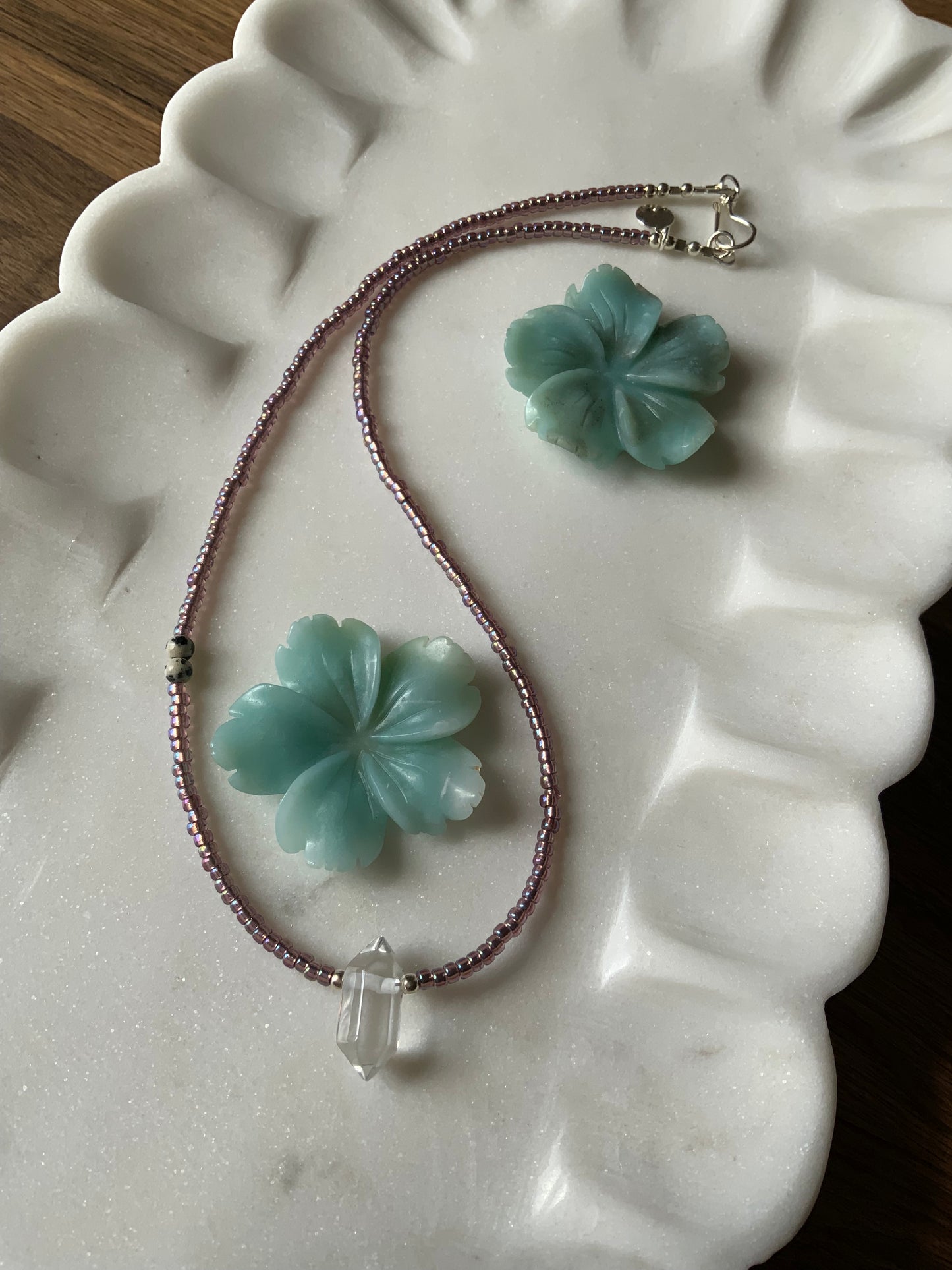 The Zoe Clear Quartz Skinny Necklace